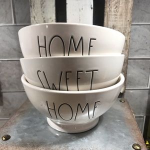 Rae Dunn home sweet home bowls